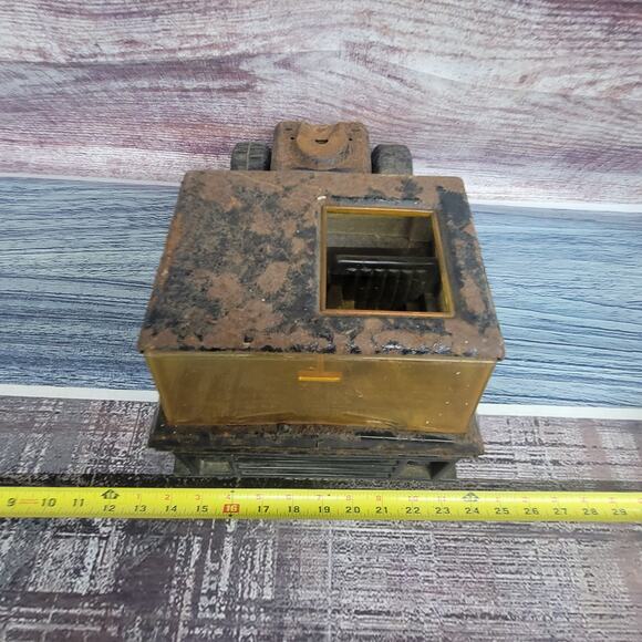 Vintage Tonka pressed steel large cabover semi parts/repair black/blue - Picture 4 of 9